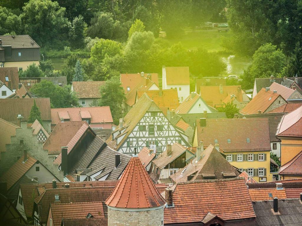 Letecký snímek ubytování Gästehaus Mönchshof