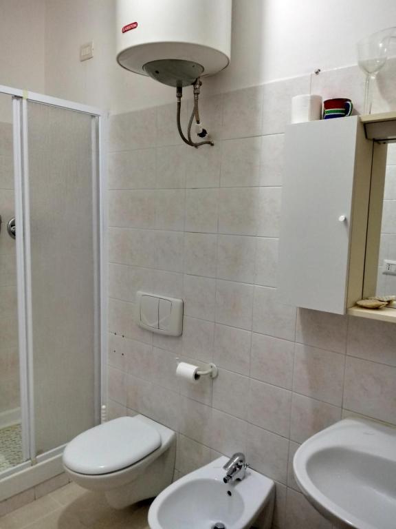 Koupelna v ubytování B&B Tio Pepe