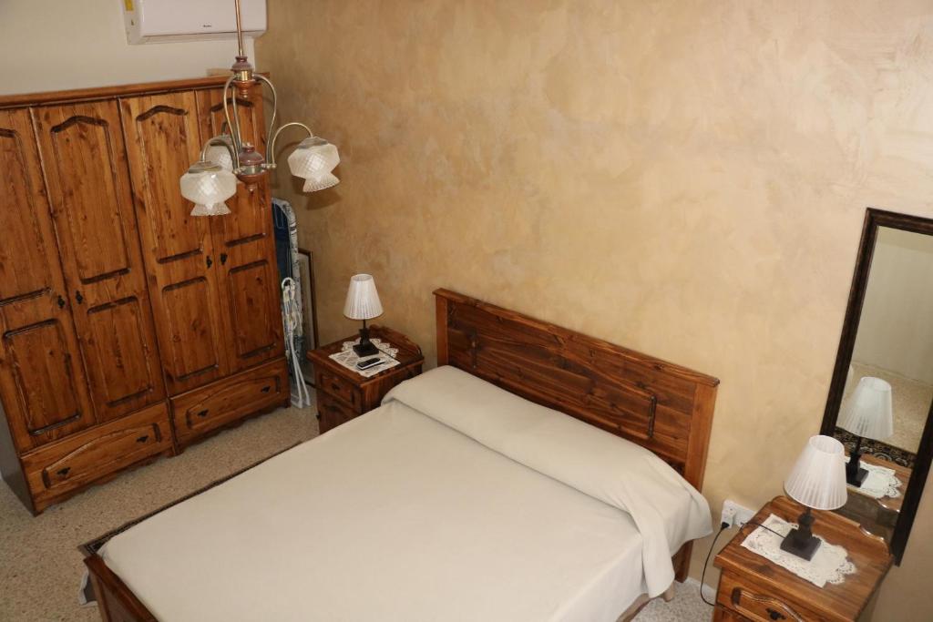 Postel nebo postele na pokoji v ubytování Sea front apartment