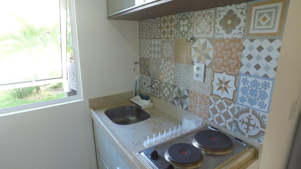  Flat completo e bem localizado no Solar Água Pipa por Carpediem