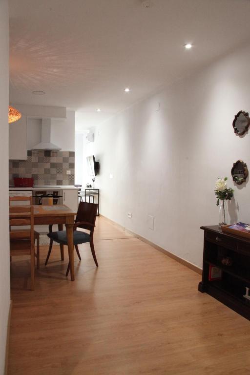 Kuchyň nebo kuchyňský kout v ubytování Apartaments IXA