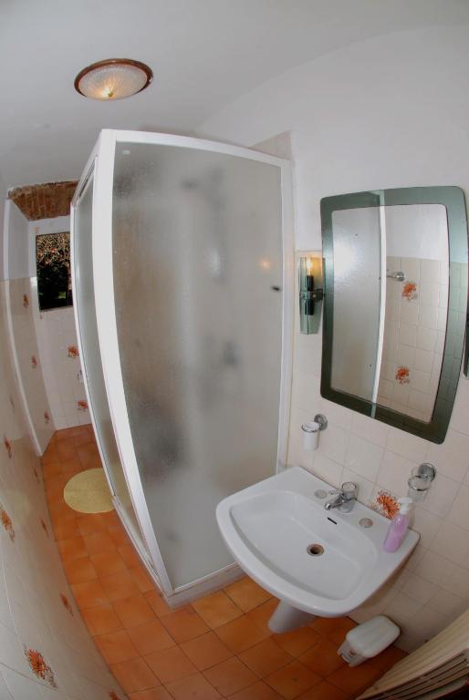 Koupelna v ubytování Agriturismo I Poggi