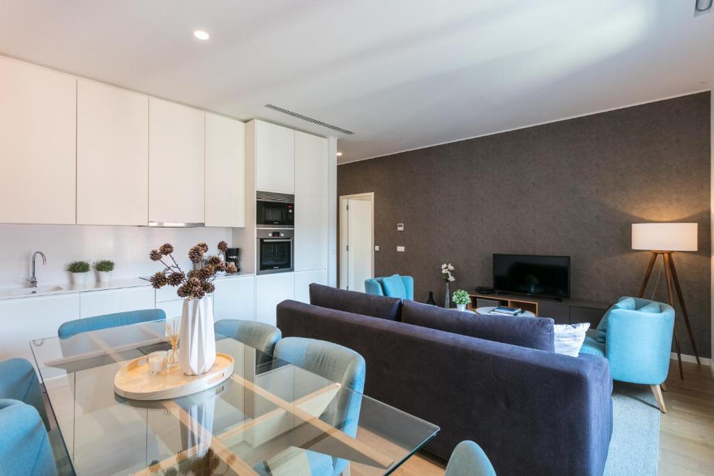 Posezení v ubytování FLH Restauradores Modern Apartment