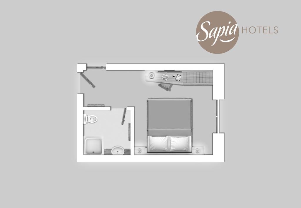 Půdorys ubytování Sapia Hotel St. Fridolin