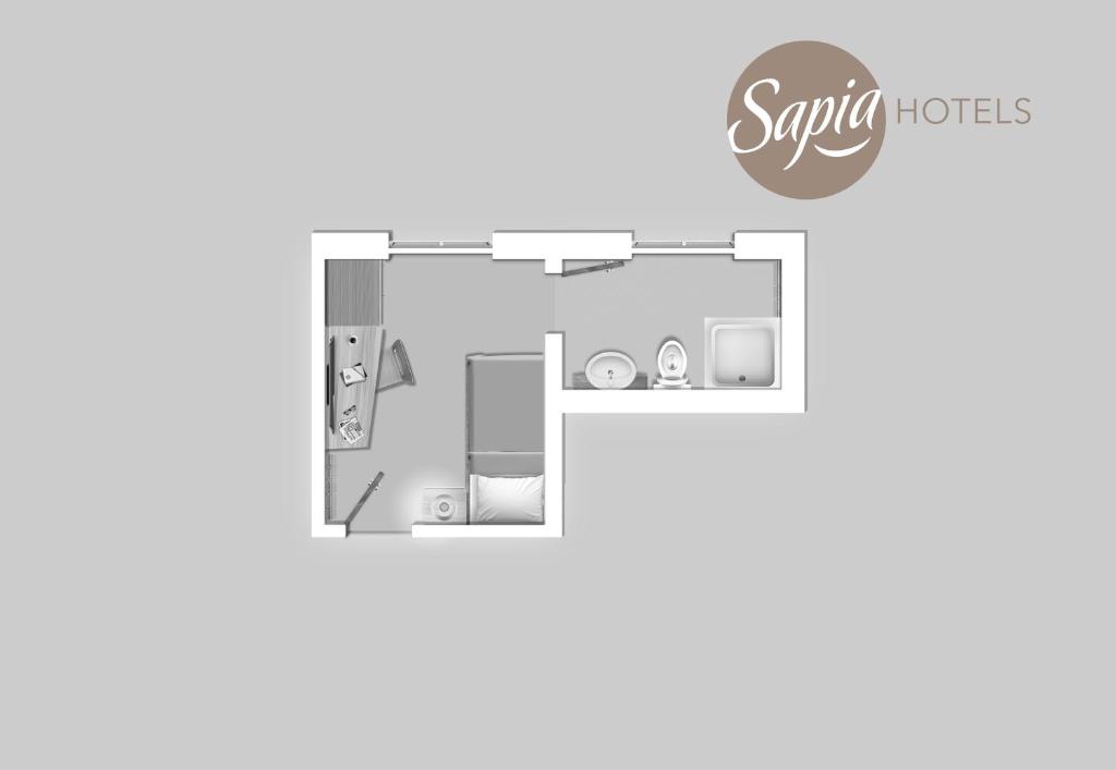 Půdorys ubytování Sapia Hotel St. Fridolin