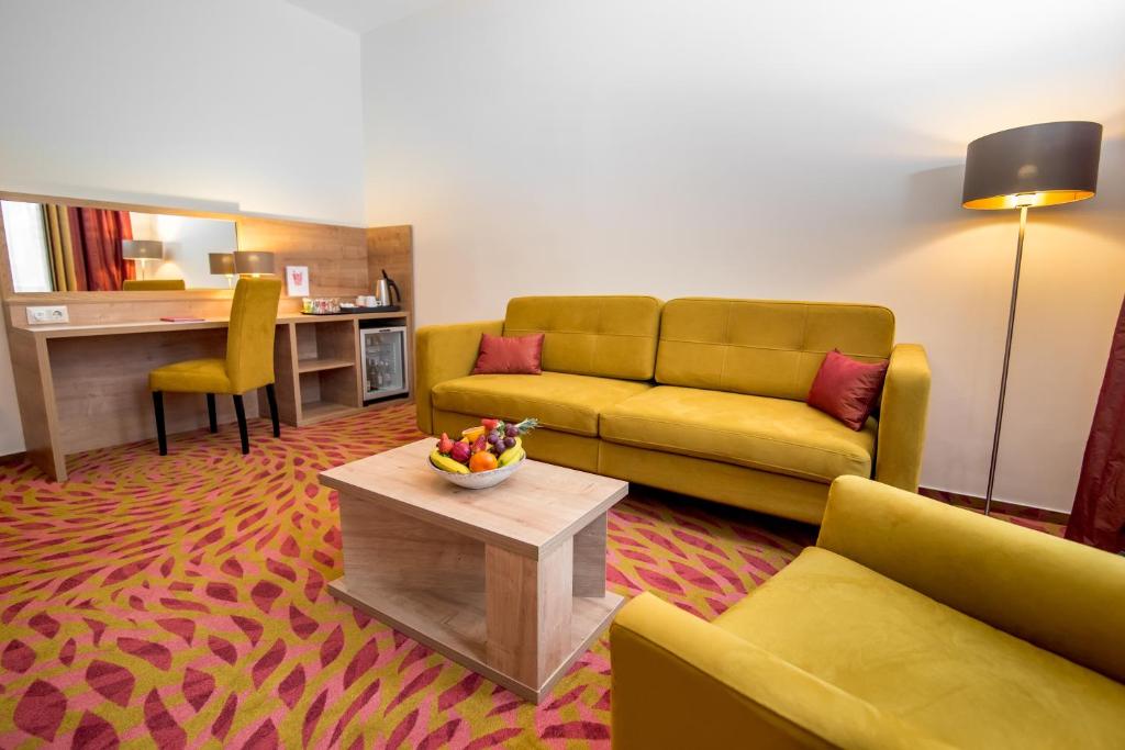 Posezení v ubytování Rubin Wellness & Conference Hotel