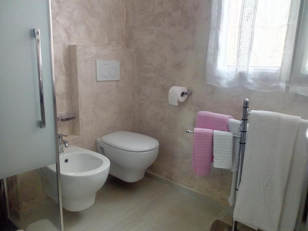Koupelna v ubytování Villa Fabbri