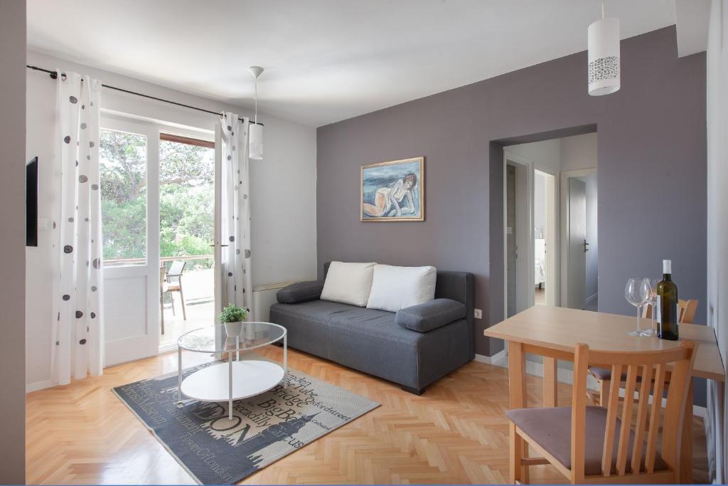 Posezení v ubytování Apartments Agneza Tucepi