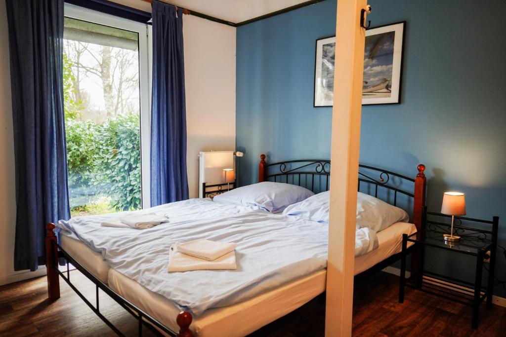 Postel nebo postele na pokoji v ubytování Lindenhof Habernis