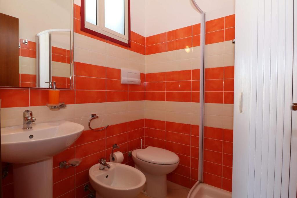 Koupelna v ubytování B&B Spiaggia di Ponente