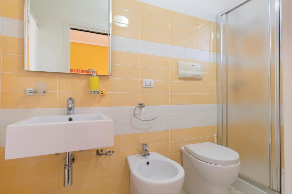 Koupelna v ubytování B&B Spiaggia di Ponente