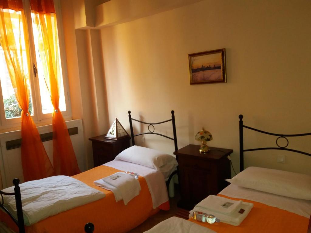 Postel nebo postele na pokoji v ubytování Da Selly