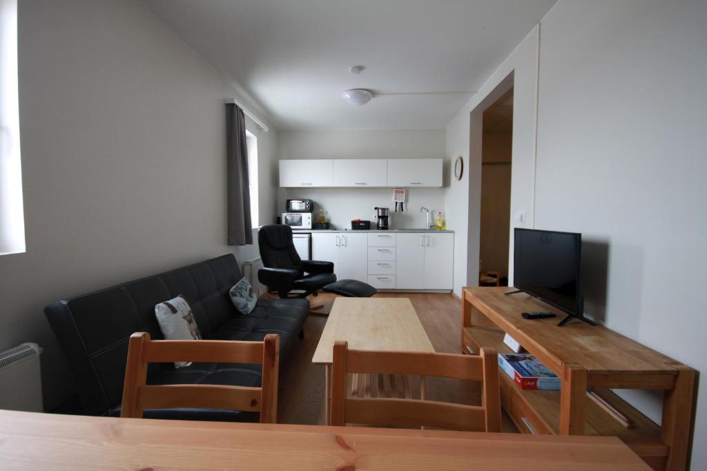 Kuchyň nebo kuchyňský kout v ubytování Selfell Guesthouse by Stay in Iceland