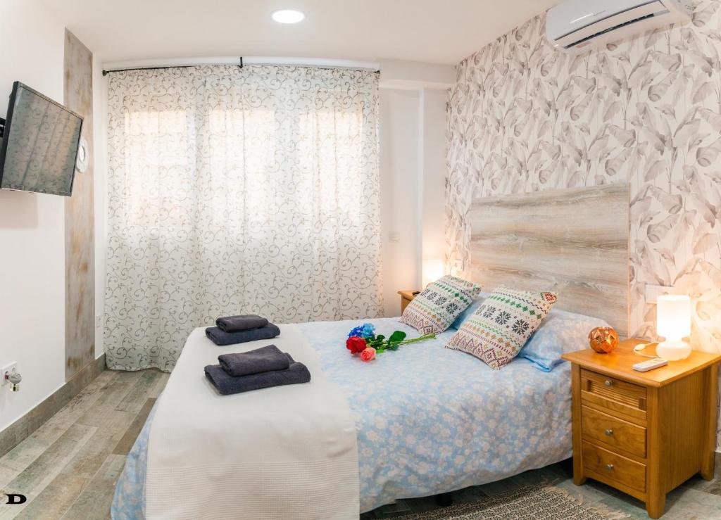 Posteľ alebo postele v izbe v ubytovaní Jara Apartments !
