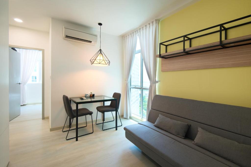 Posezení v ubytování Straits Garden Suites, Georgetown