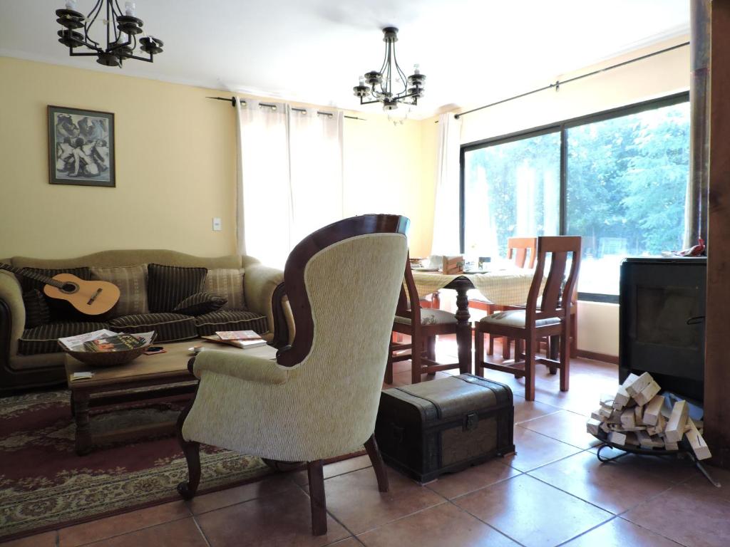 Posezení v ubytování Casa de Noah Bed & Breakfast