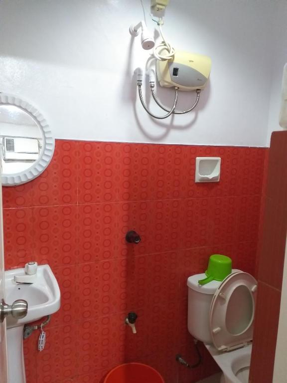 Koupelna v ubytování AMBIANZA APARTELLE