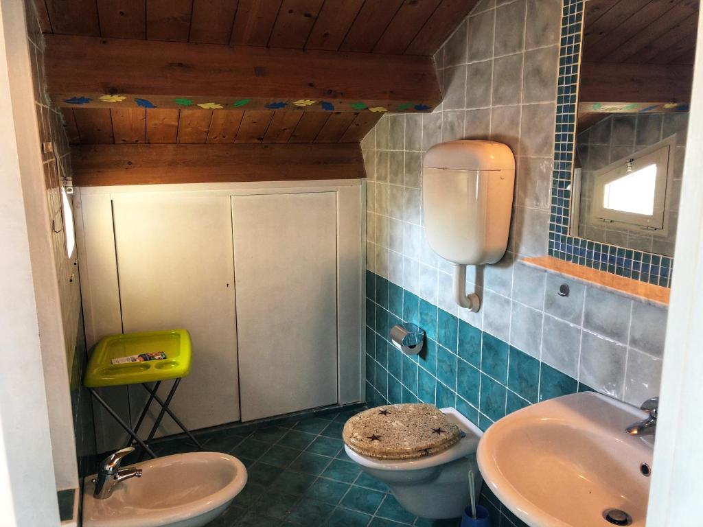 Koupelna v ubytování Hotel Marconi