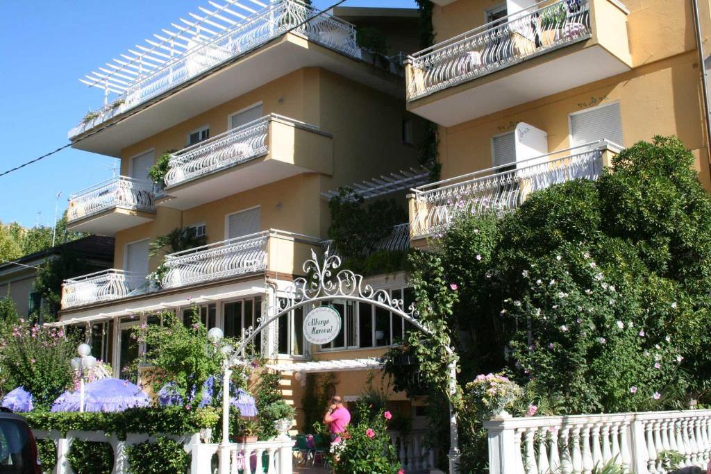 Balkón nebo terasa v ubytování Hotel Marconi