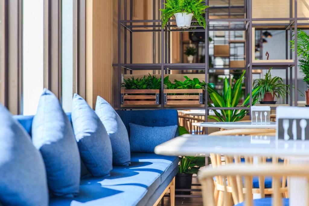 Posezení v ubytování HOTEL PIN Jiaoxi
