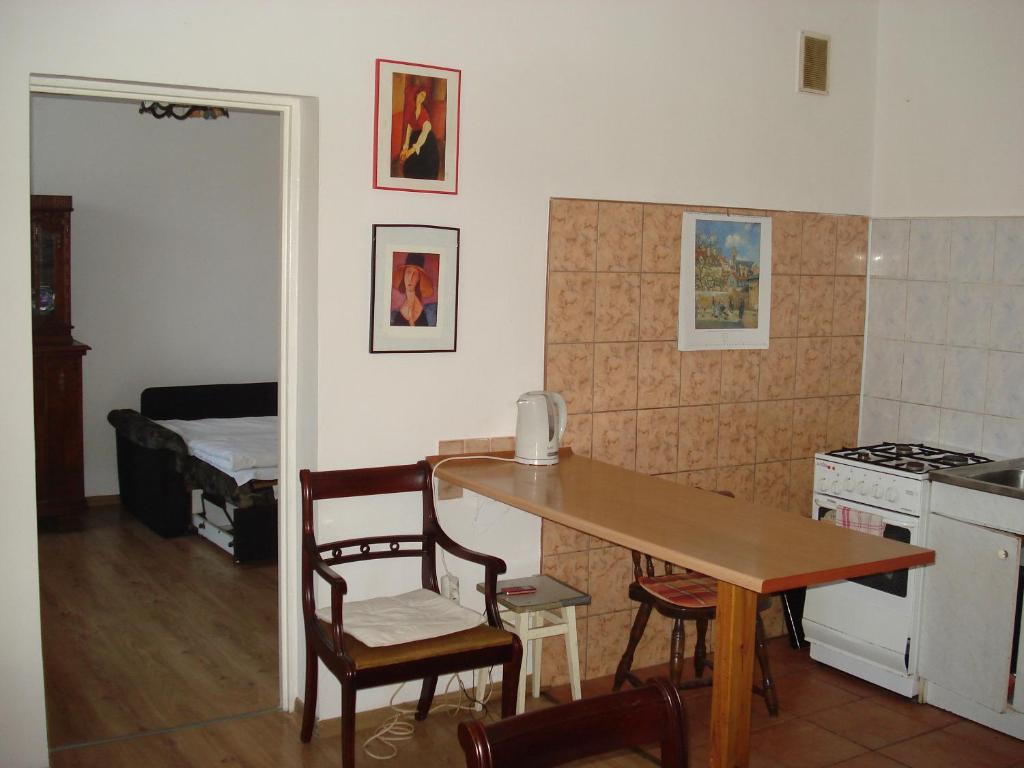 Kuchyňa alebo kuchynka v ubytovaní Apartament u Barbary