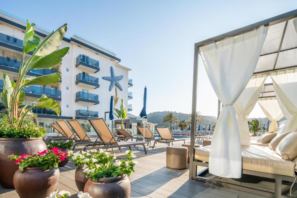 Balkón nebo terasa v ubytování Hotel Eden Soller
