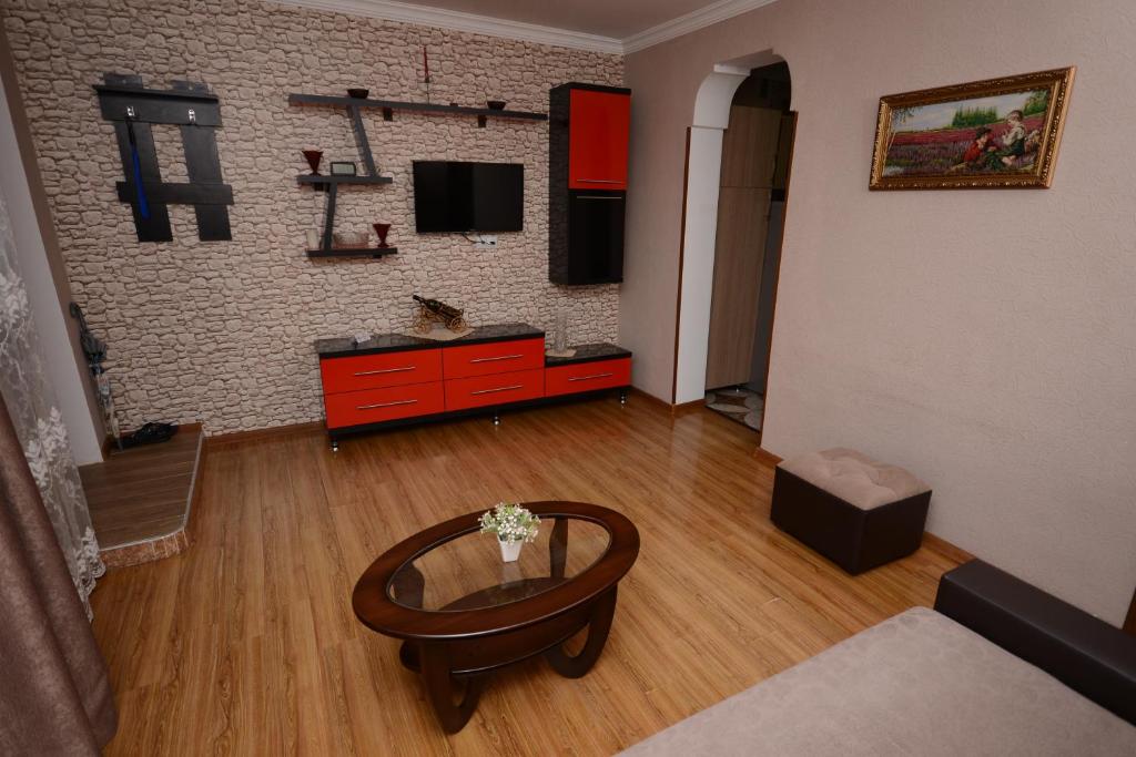 TV a/nebo společenská místnost v ubytování Villa Lazika