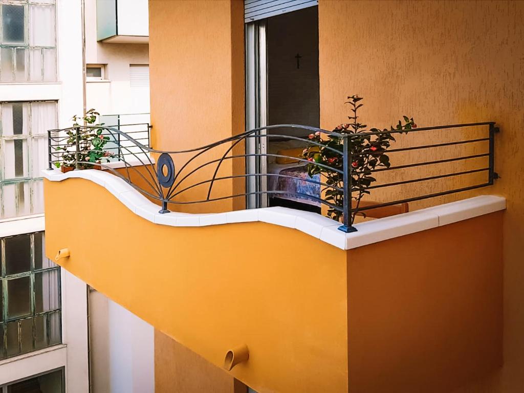 Balkón nebo terasa v ubytování HOTEL ROMANTICA