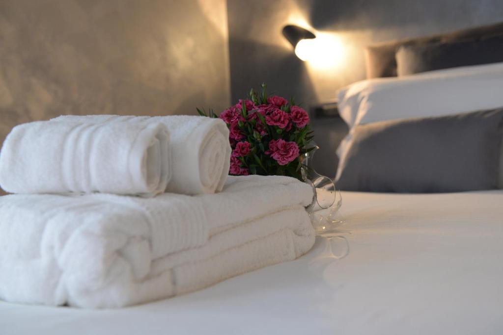 Posteľ alebo postele v izbe v ubytovaní suite28