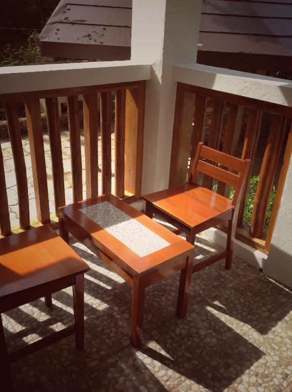 Balkón nebo terasa v ubytování Pahiluna Guesthouse