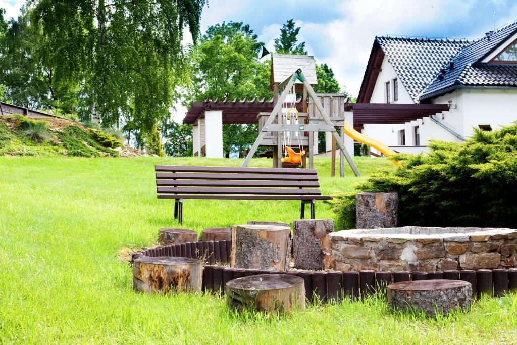 Zahrada ubytování Vila Element