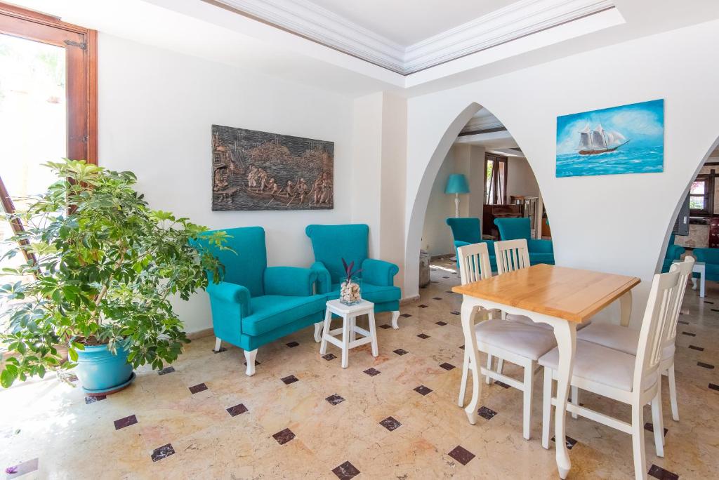 Posezení v ubytování Elixir Hotel