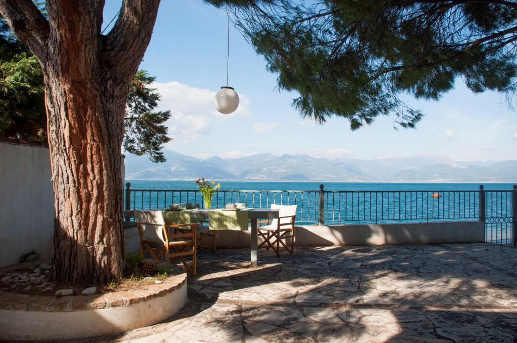 Sea front house on the beach, Peloponnese