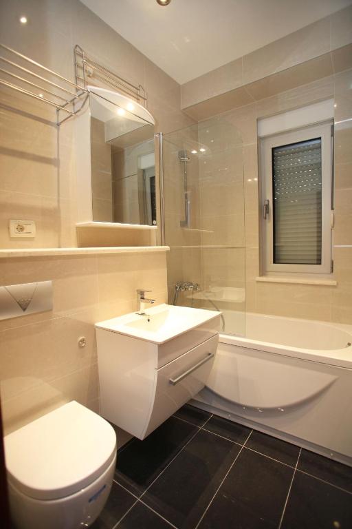 Kúpeľňa v ubytovaní Villa Kampanel
