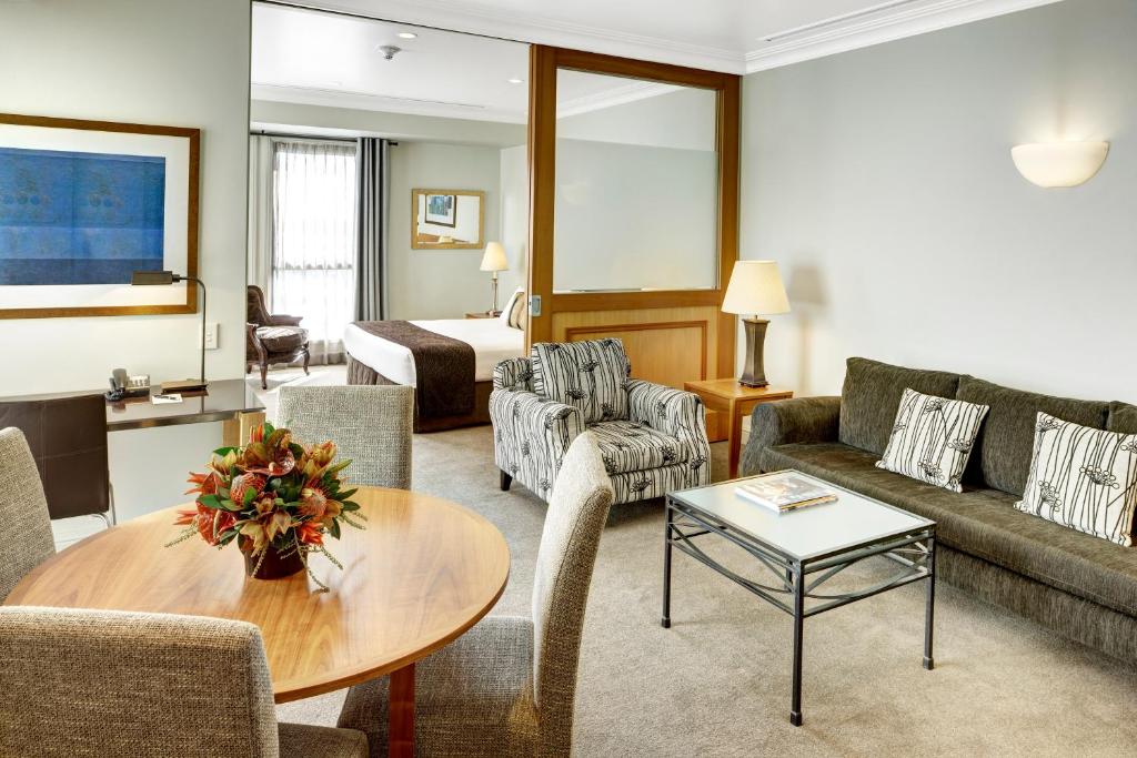 Χώρος καθιστικού στο Rendezvous Heritage Hotel Auckland