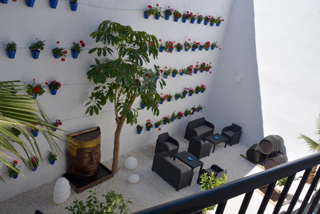 Balkón nebo terasa v ubytování Apartamentos Casa-Patio Las Palmeras