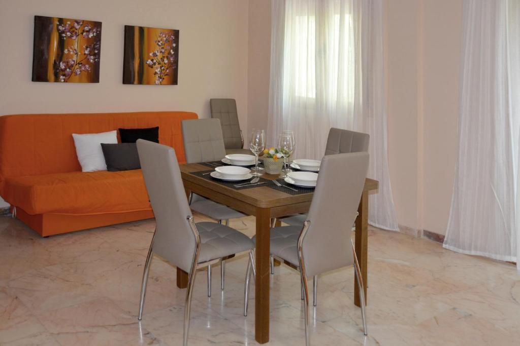 Posezení v ubytování Apartamentos Casa-Patio Las Palmeras