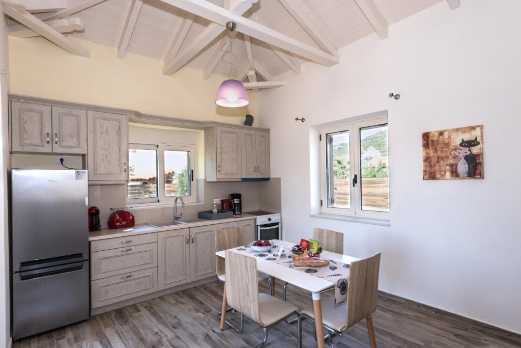 Kuchyň nebo kuchyňský kout v ubytování Amoya villas