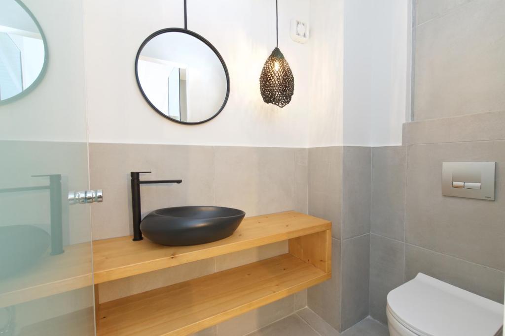 Koupelna v ubytování Alancia Suites