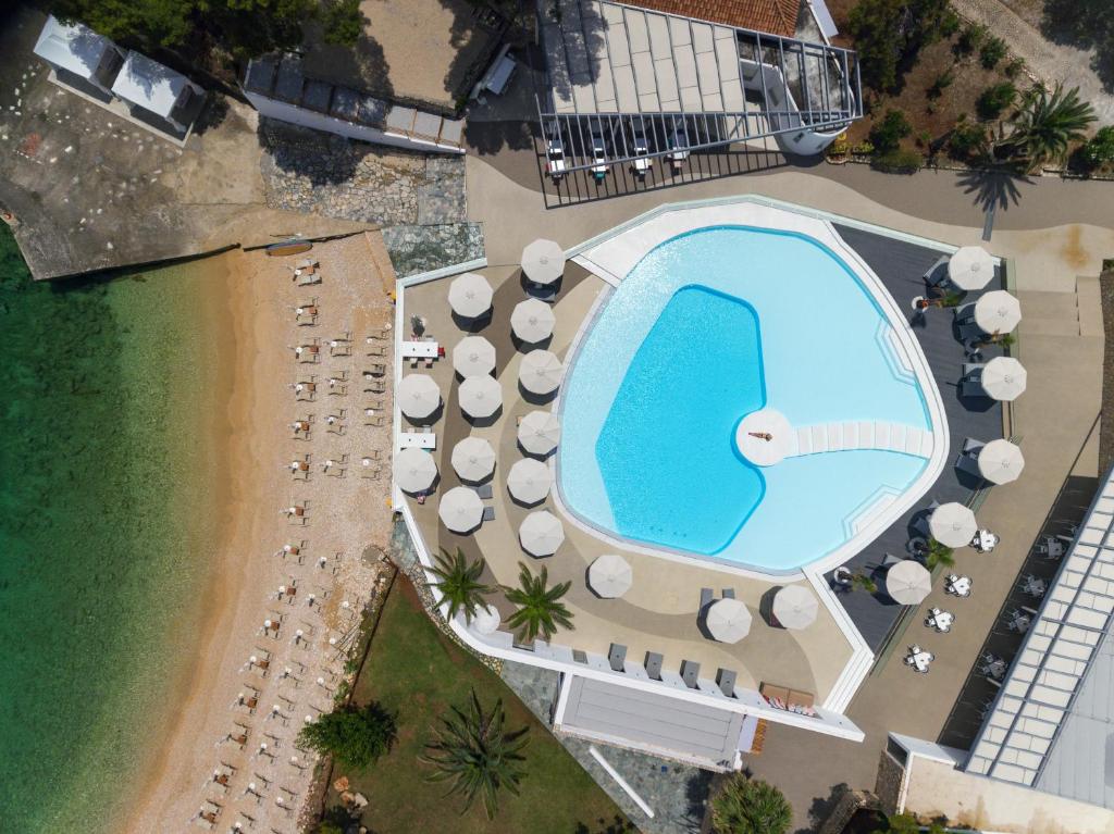 מבט מלמעלה על Marpunta Resort Alonnisos