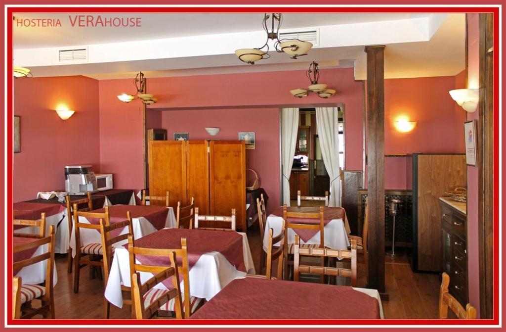 Restaurace v ubytování Hosteria Verahouse