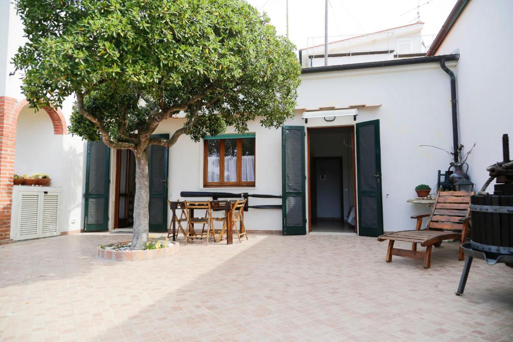 Патио или другая зона на открытом воздухе в Padulella Mare - HelloElba
