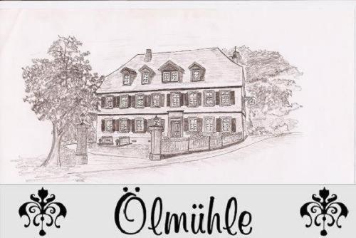 Půdorys ubytování Hotel Restaurant Ölmühle