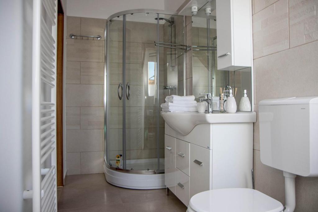 Koupelna v ubytování Antique ApartHotel