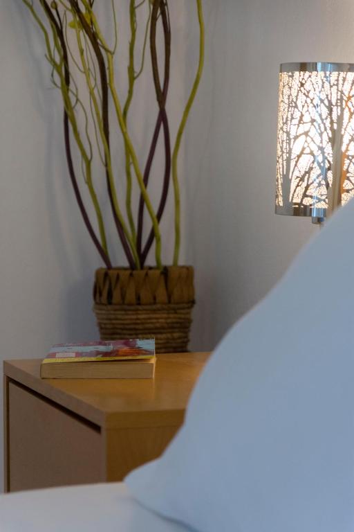 Postel nebo postele na pokoji v ubytování Natsios Apartments