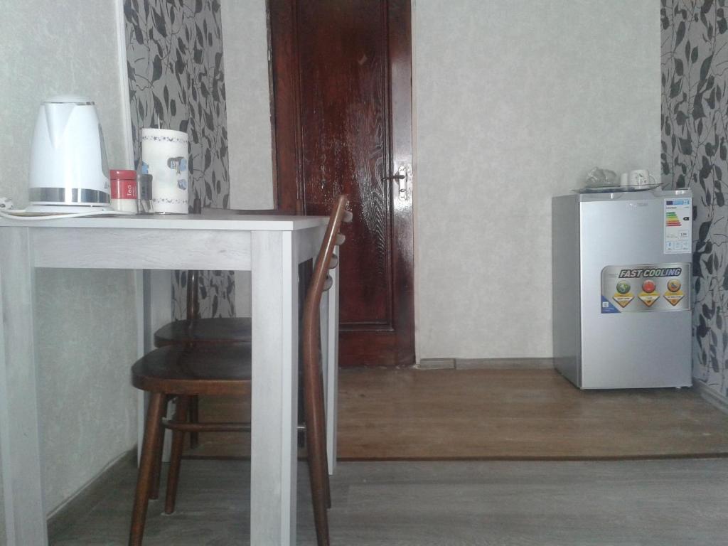 Kuchyň nebo kuchyňský kout v ubytování Guest house UTA