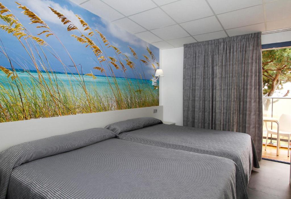 Postel nebo postele na pokoji v ubytování Hotel Amaraigua – All Inclusive – Adults Only
