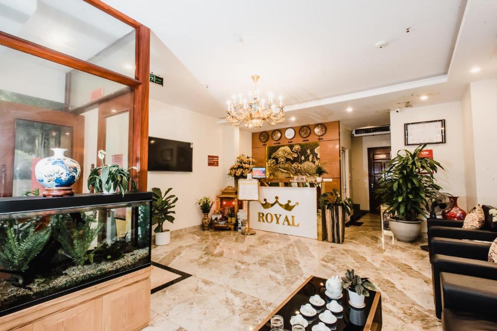 TV a/nebo společenská místnost v ubytování Hotel Royal