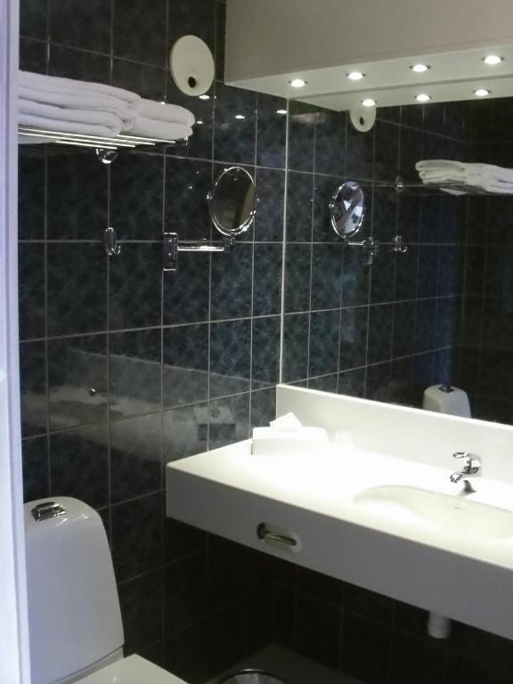 Koupelna v ubytování Hotell Erikslund