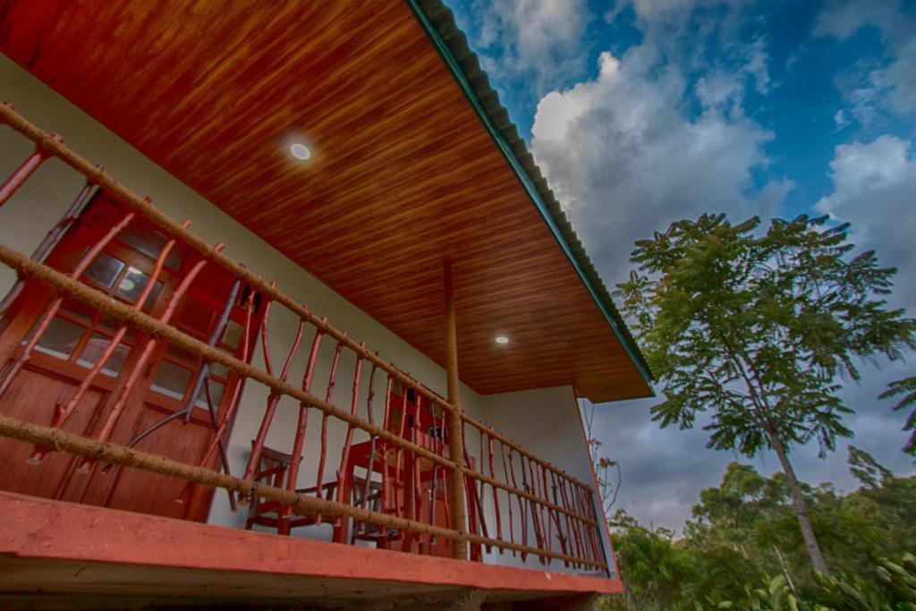Balkón nebo terasa v ubytování Ella Breeze Homestay